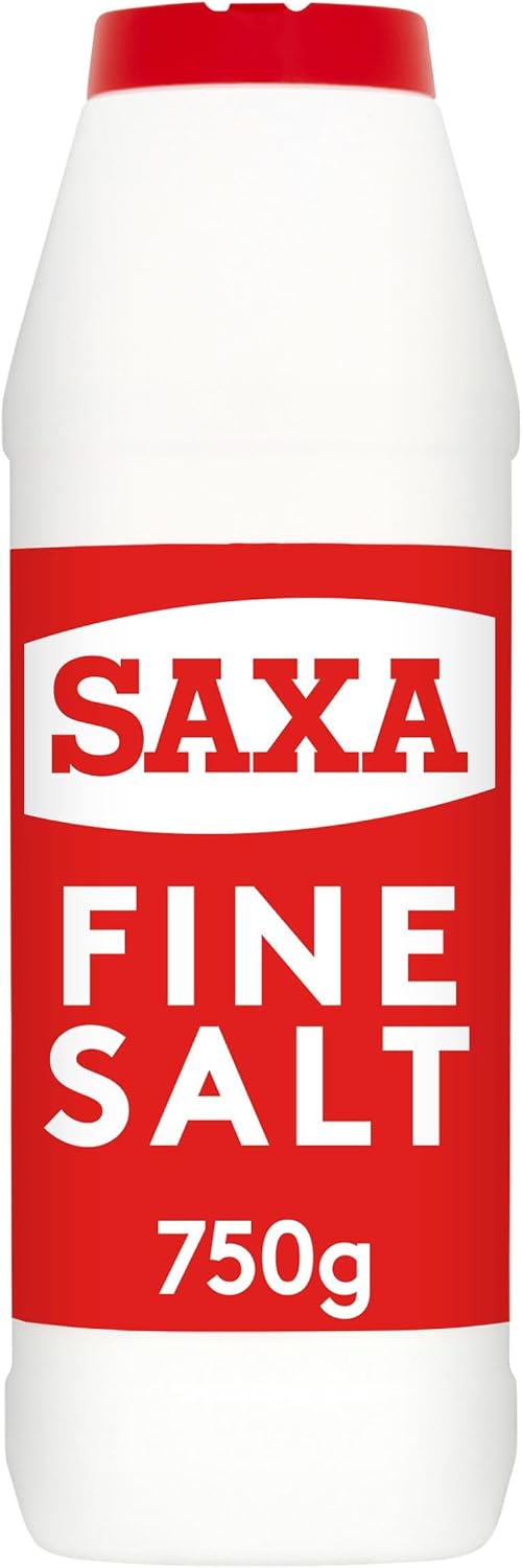 Saxa Fine Table Salt for Table & Cooking, 750 g Drum (1-Pack)