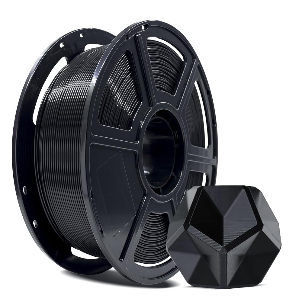 FLASHFORGE 3D Printer Filament, PLA PRO Filament 1.75mm, 1KG Spool (2.2lbs), Dimensional Accuracy +/- 0.02mm for FDM 3D Printers, Better Tenacity & No Knotting (White)