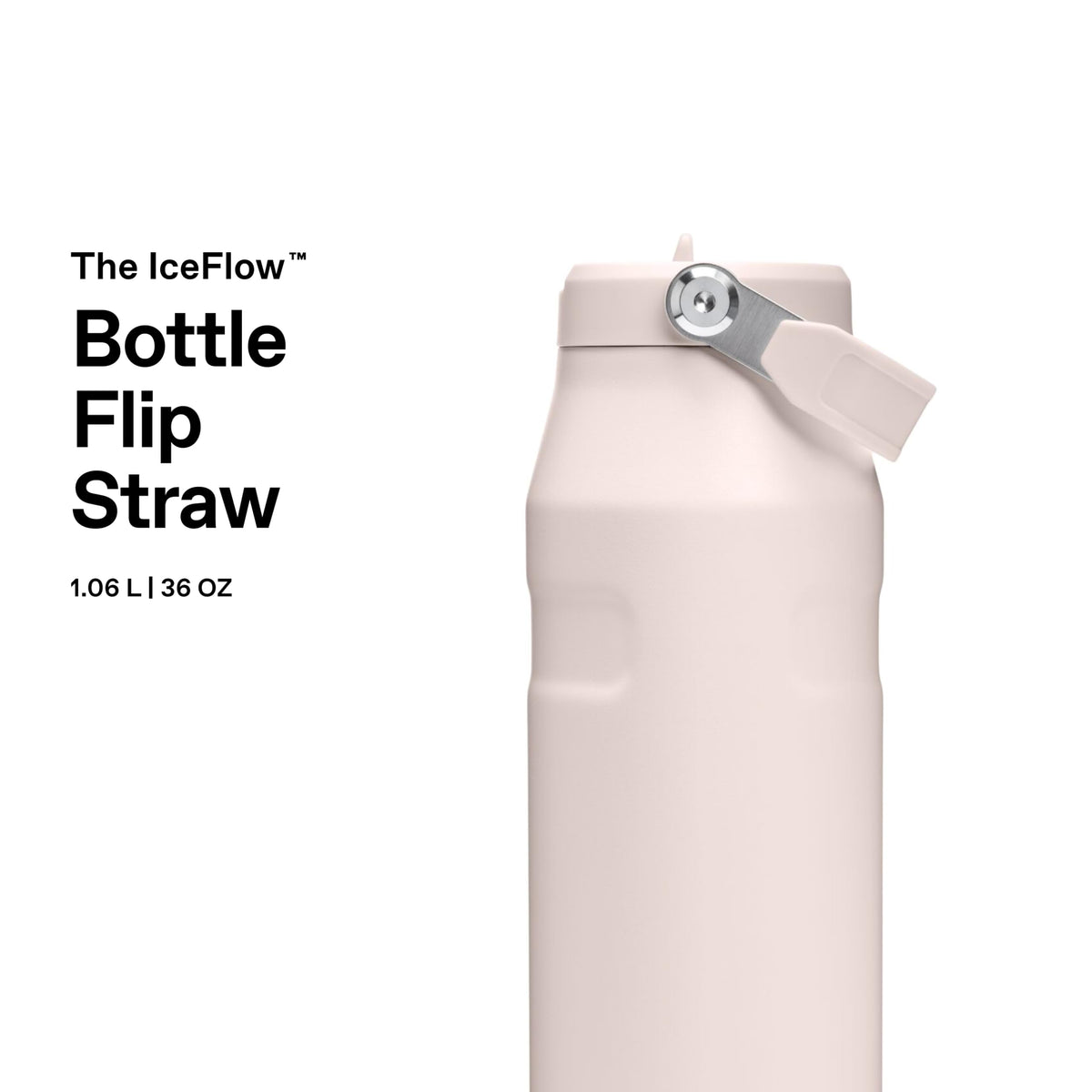 Stanley 1913 Flip Straw Sports Water Bottle 0.7L - Rose Quartz