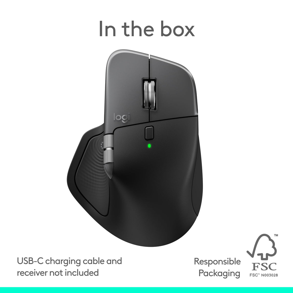 Logitech MX Master 4, Ergonomic Wireless Mouse
