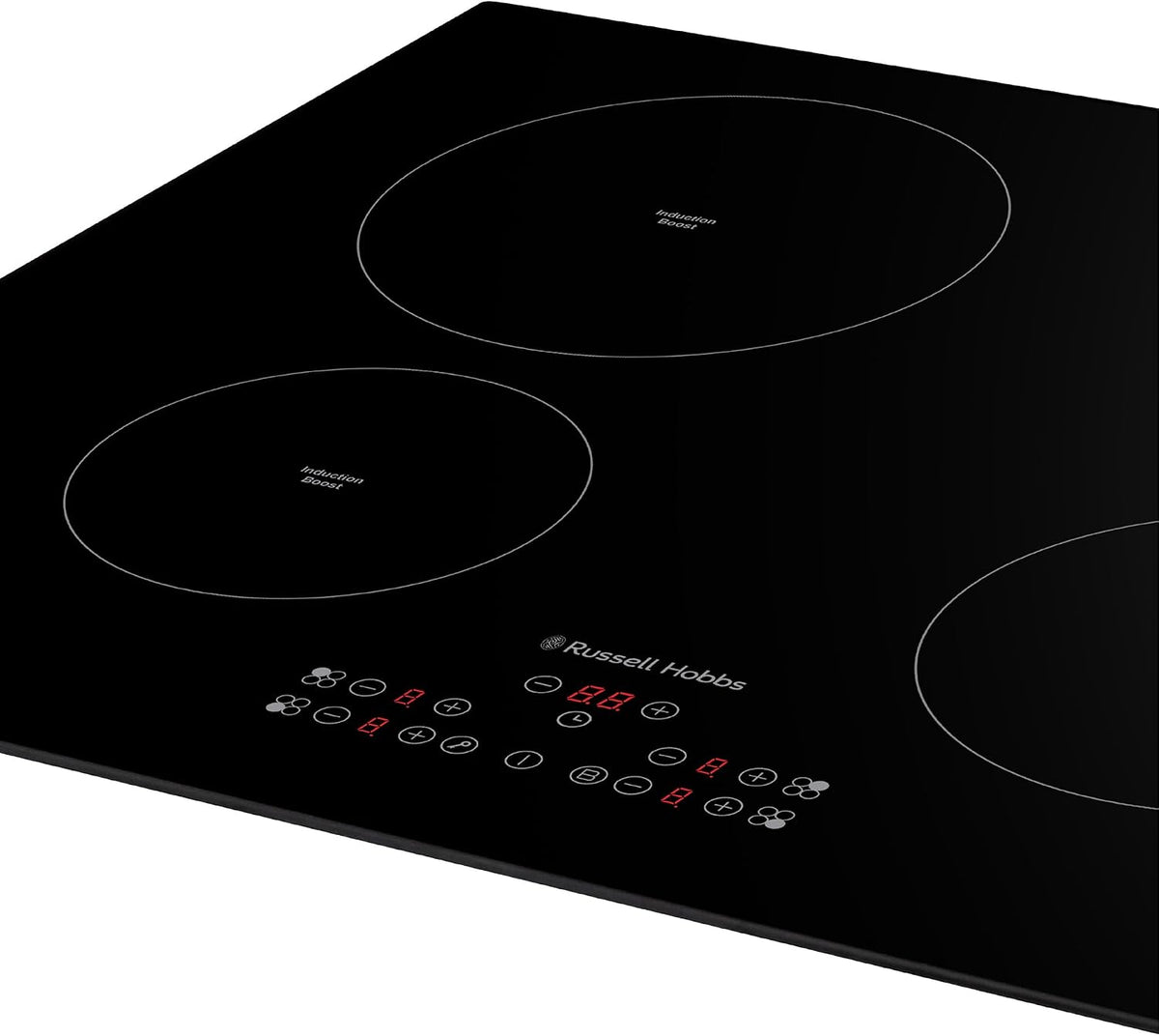 Russell Hobbs RH60IH413B, 59cm 4 Zone Induction Hob with Touch Control in Black