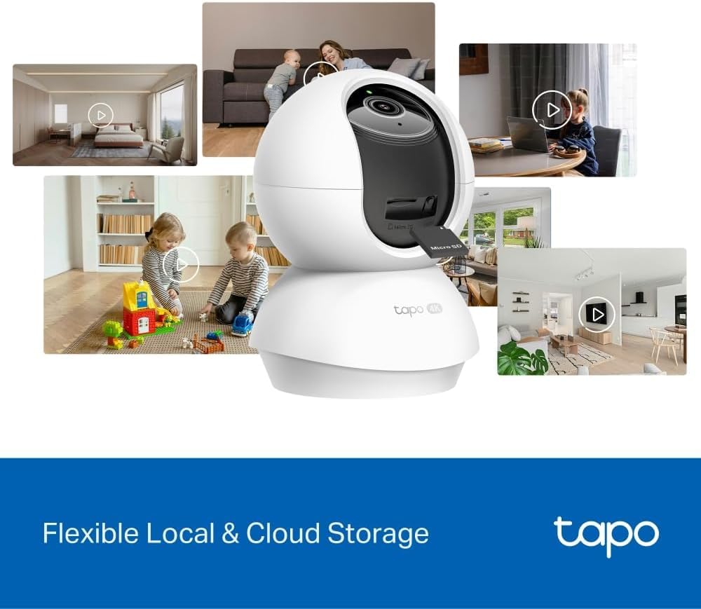 Tapo C200 Full HD Pan/Tilt Indoor Security Camera Pet Camera House Security