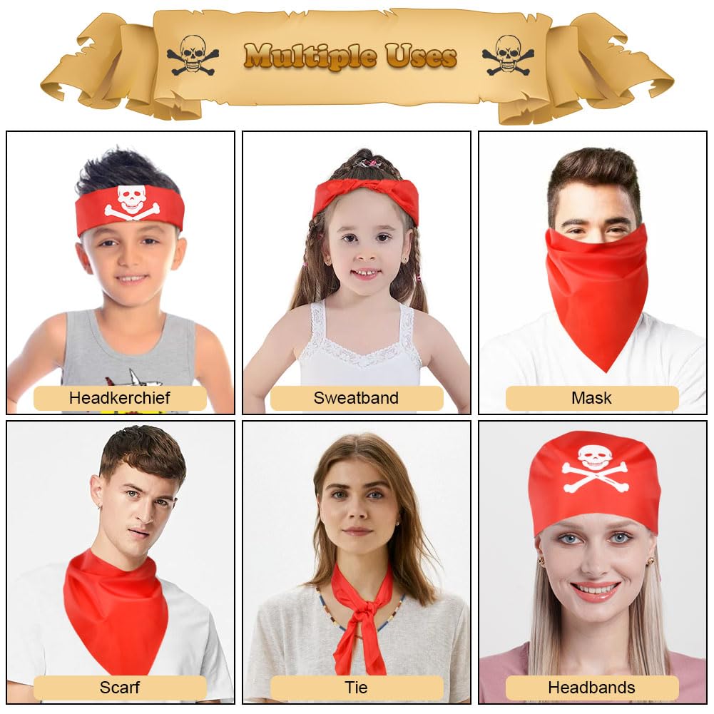 Aomig Bandana Head Scarf for Men and Women, Stylish Cowboy Headband Handkerchief, Multi-purpose Hair Scarf Paisley Print Unisex Headwraps, Bib Party Face Covering Headwear for Motorcycling