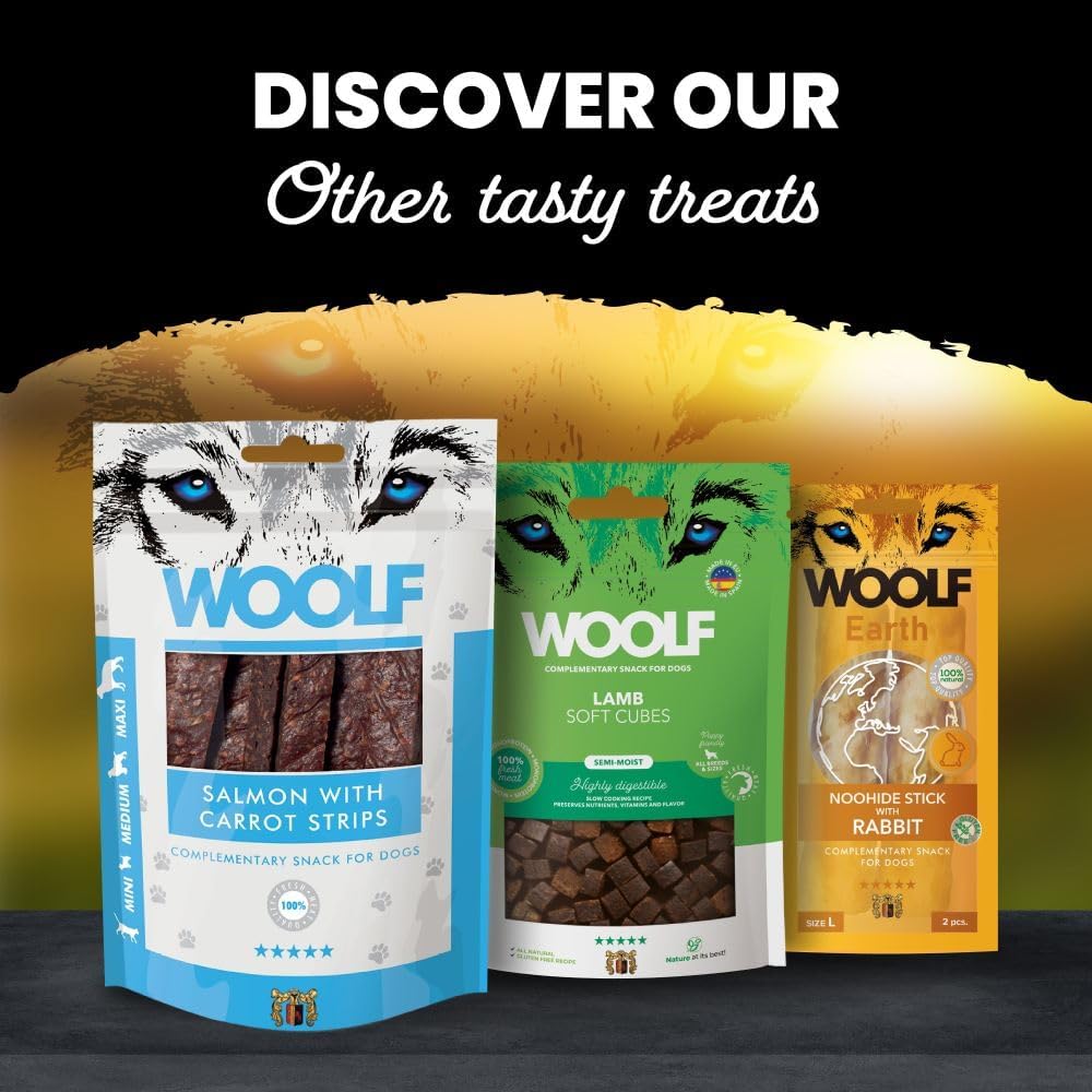 WOOLF Soft Duck Fillet Dog Treats - Complementary Snacks for Dogs | 100g