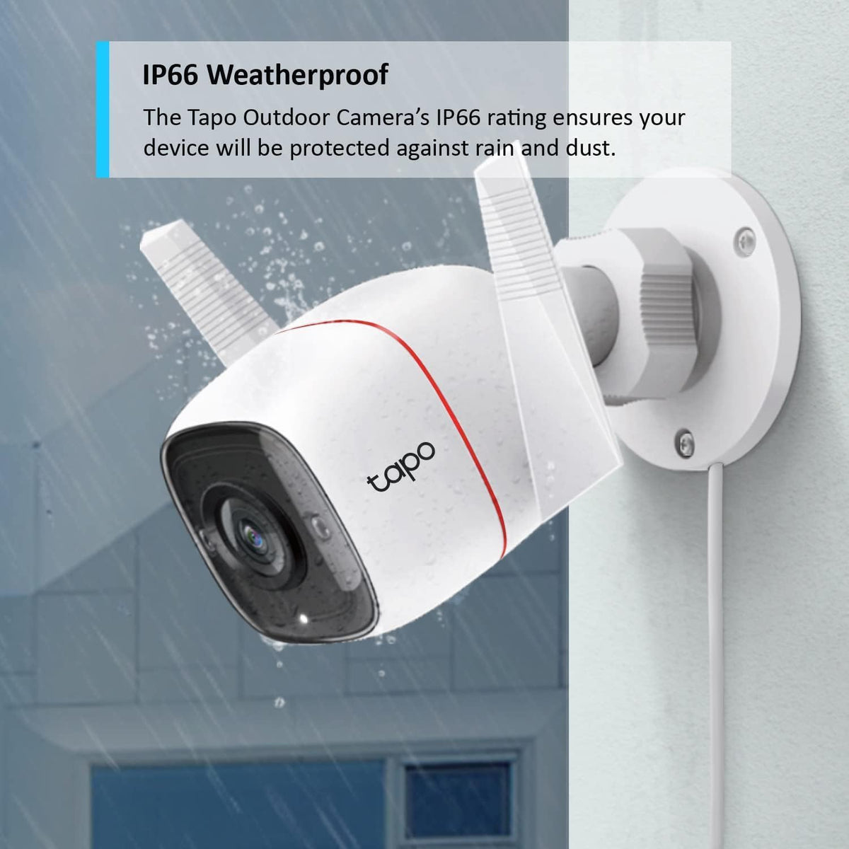 Tapo C216 2K 3MP Pan/Tilt Indoor Outdoor Security Camera Spotlights Camera
