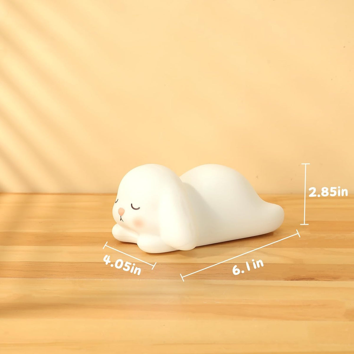 ZKLiLi Cat Night Light for Kids,Cute Night Lamp for Nursery,Squishy Silicone Touch Lights Portable, Gift for Birthday and Christmas for Kids Baby Children (Battery Cat)