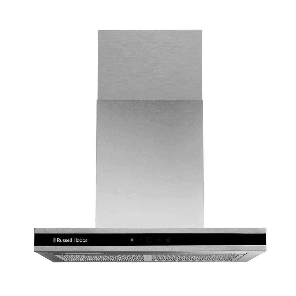 Russell Hobbs 90cm T-Shaped Cooker Hood in Stainless Steel with 3 Speed Settings, 3x Washable Aluminium Filters, Extraction or Recirculation, Boost Function, LED Lights A++ Energy Rating, RHGCH903SS