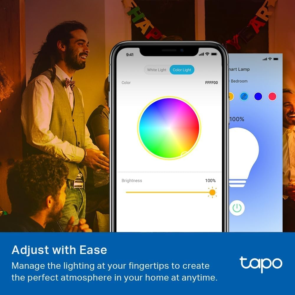 Tapo L530B B22 Smart Bulb Multicolour Dimmable LED Light Bulb