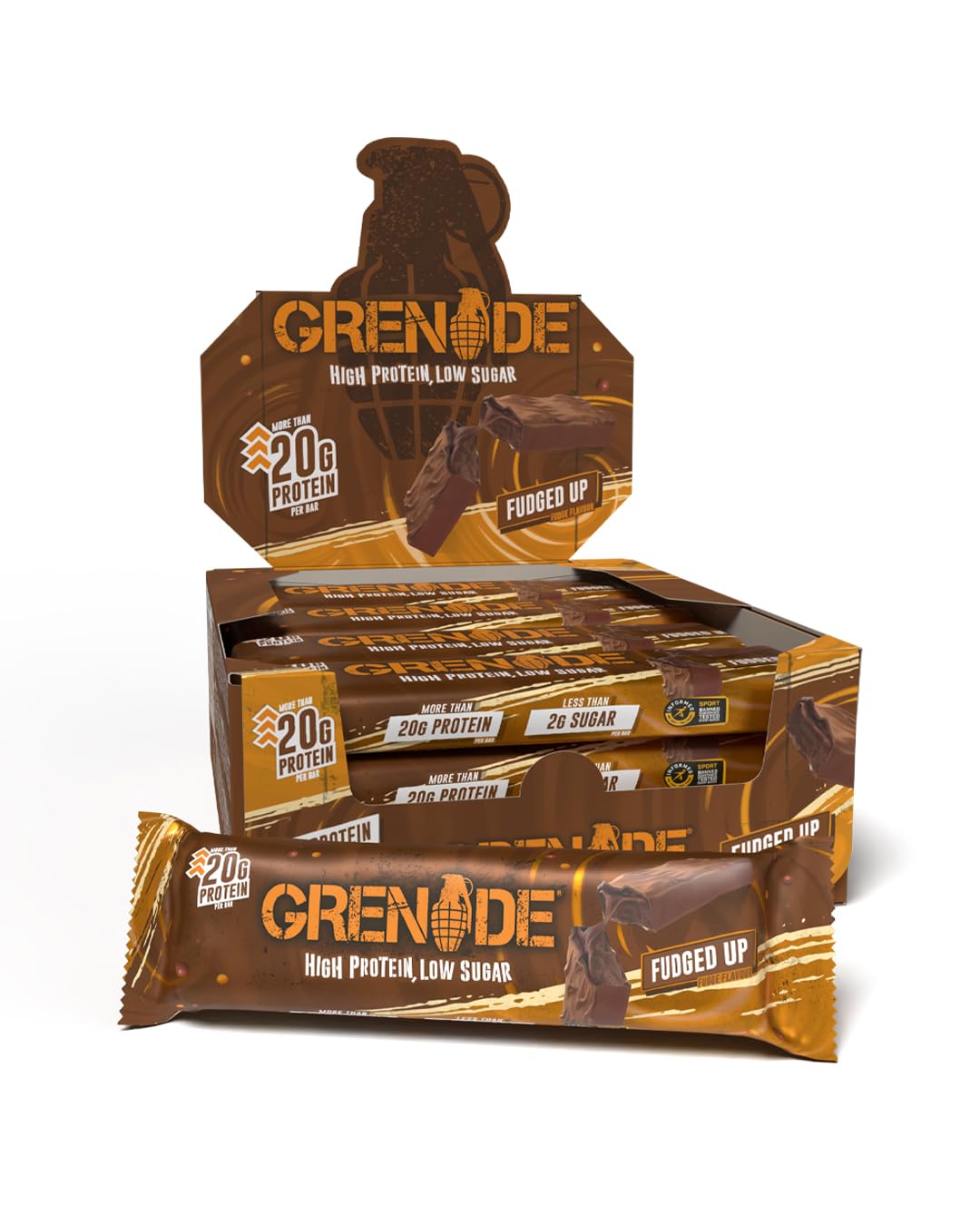 Grenade Chocolate Chip Salted Caramel Protein Bars, 12 x 60 g