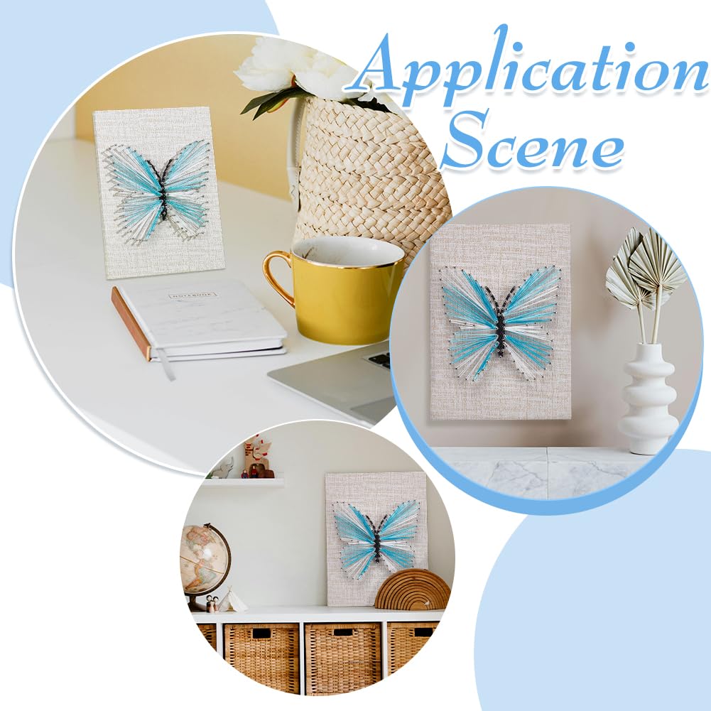 WEBEEDY 3D String Art Kit for Adults Beginners, DIY Bee String Art and Craft Kit Include All Accessories and Frame, Home Wall Decor Birthday Party Handmade Gift for Women Mother's Day Holiday