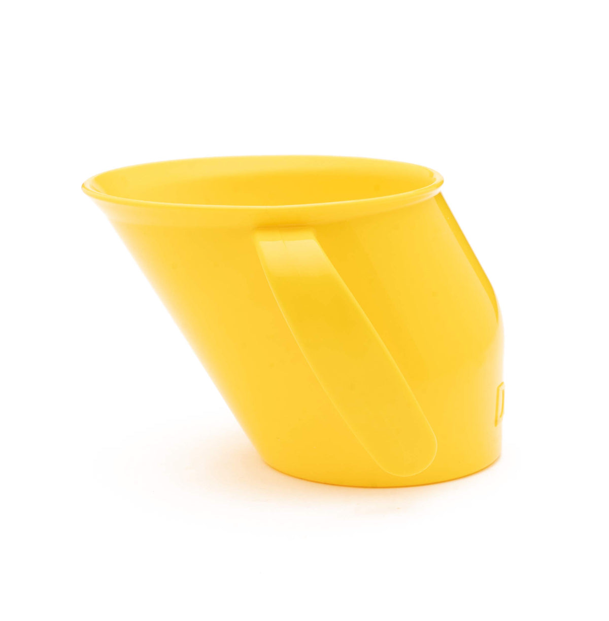 Doidy Cup, Open Cup for Training Baby 6 Months-3 Years, 200ml, Slanted Weaning Cup with Handles for Learning to Drink, BPA Free, 2 Pack (Orange)