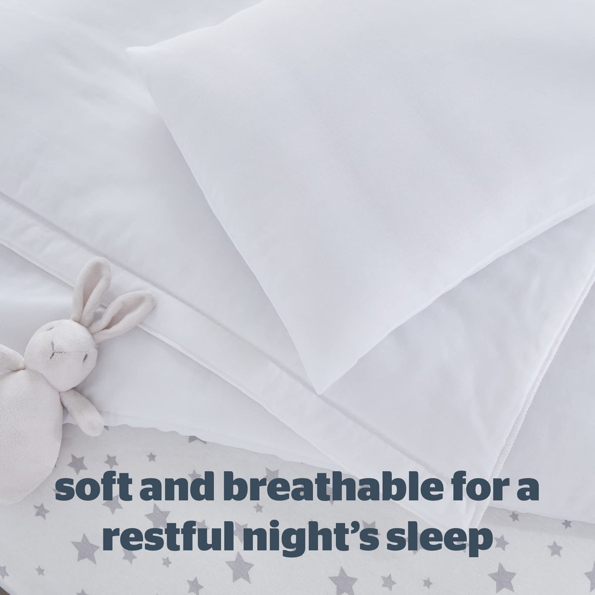Silentnight Safe Nights Cot Bed Pillow, Anti Allergy, 1 Pack