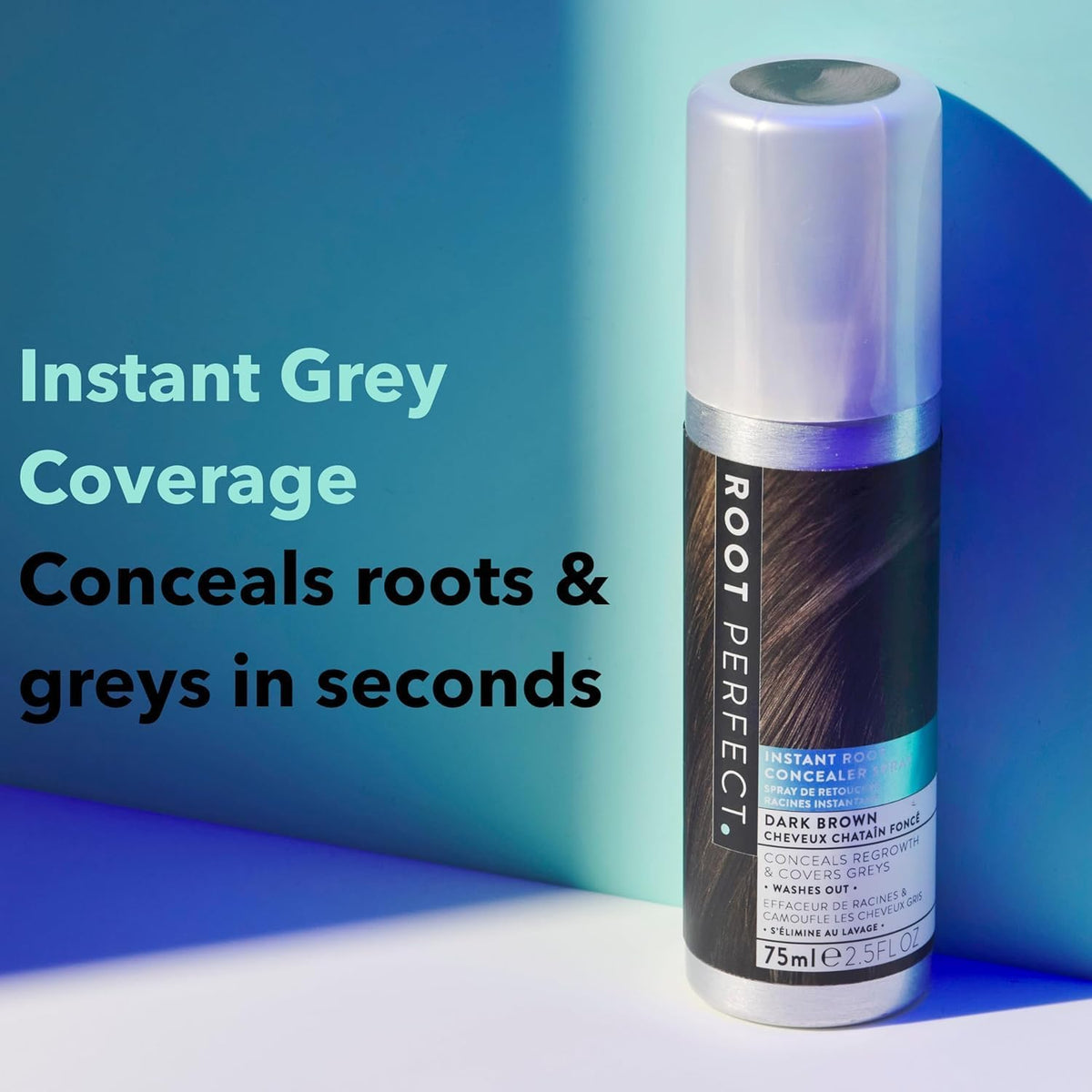 Root Perfect Root Touch Up Concealer Spray Dark Brown 75ml
