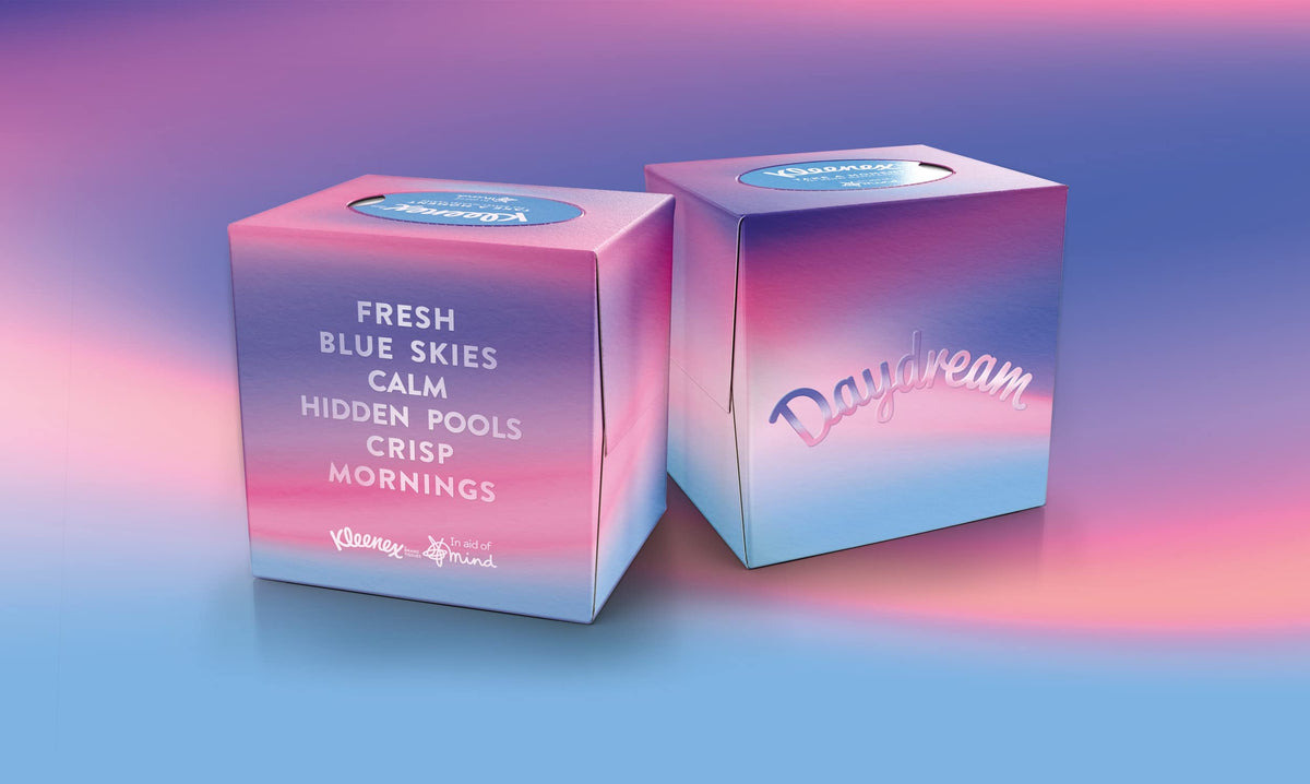 Kleenex Take a Moment Tissues - Single Cube Tissue Box