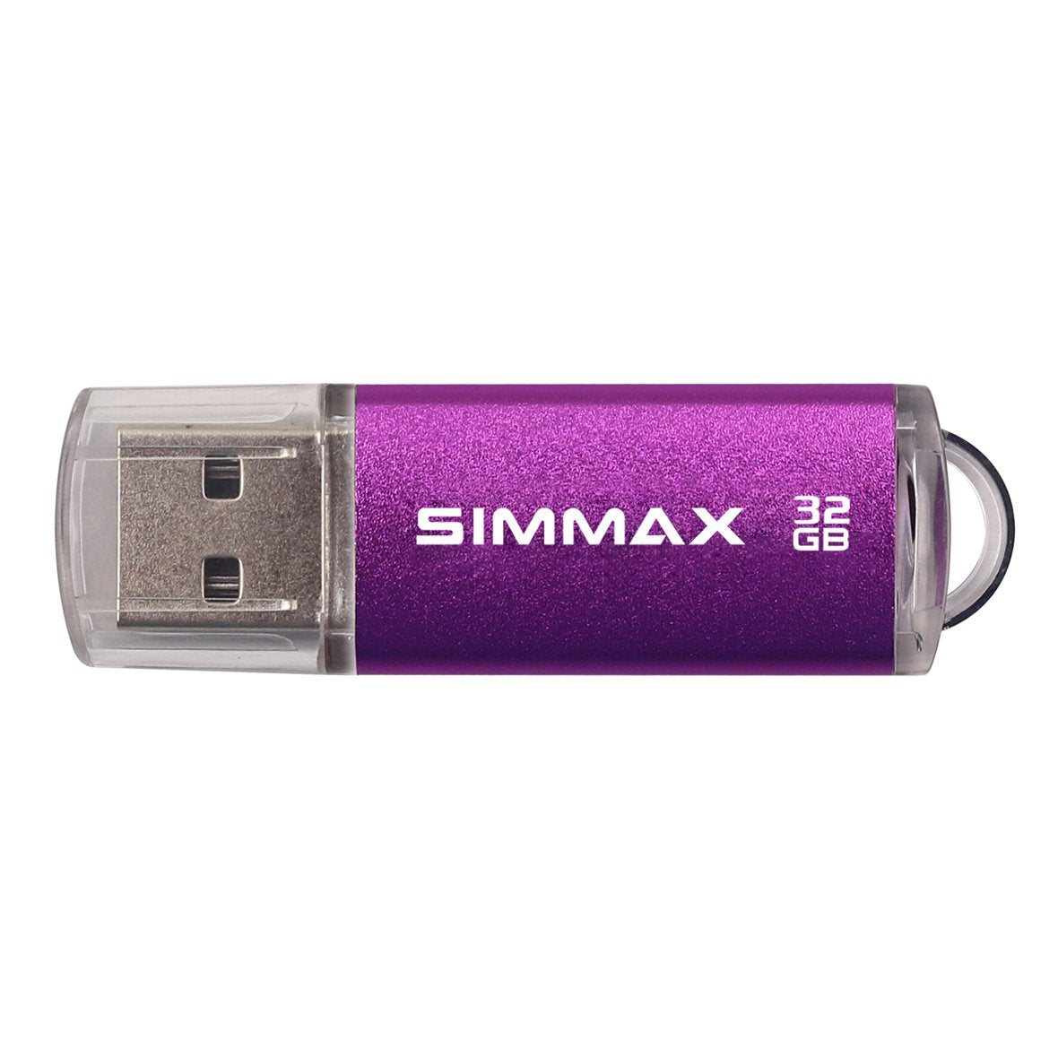 SIMMAX 32GB Memory Stick USB 2.0 Flash Drives Swivel Thumb Drive Pen Drive (32GB Purple)
