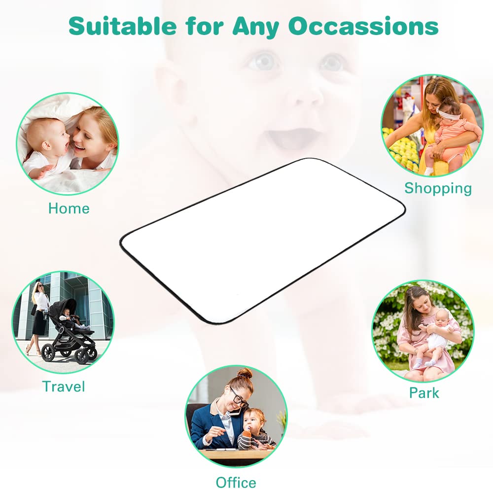 Lekebaby Foldable Travel Changing Mat Portable Baby Change Mat, Grey