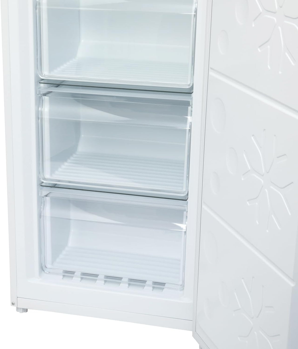 Willow WTF166W 166L Total No Frost Freestanding Tall Freezer 4* Rating Automatic Defrost Reversible Door Quiet White
