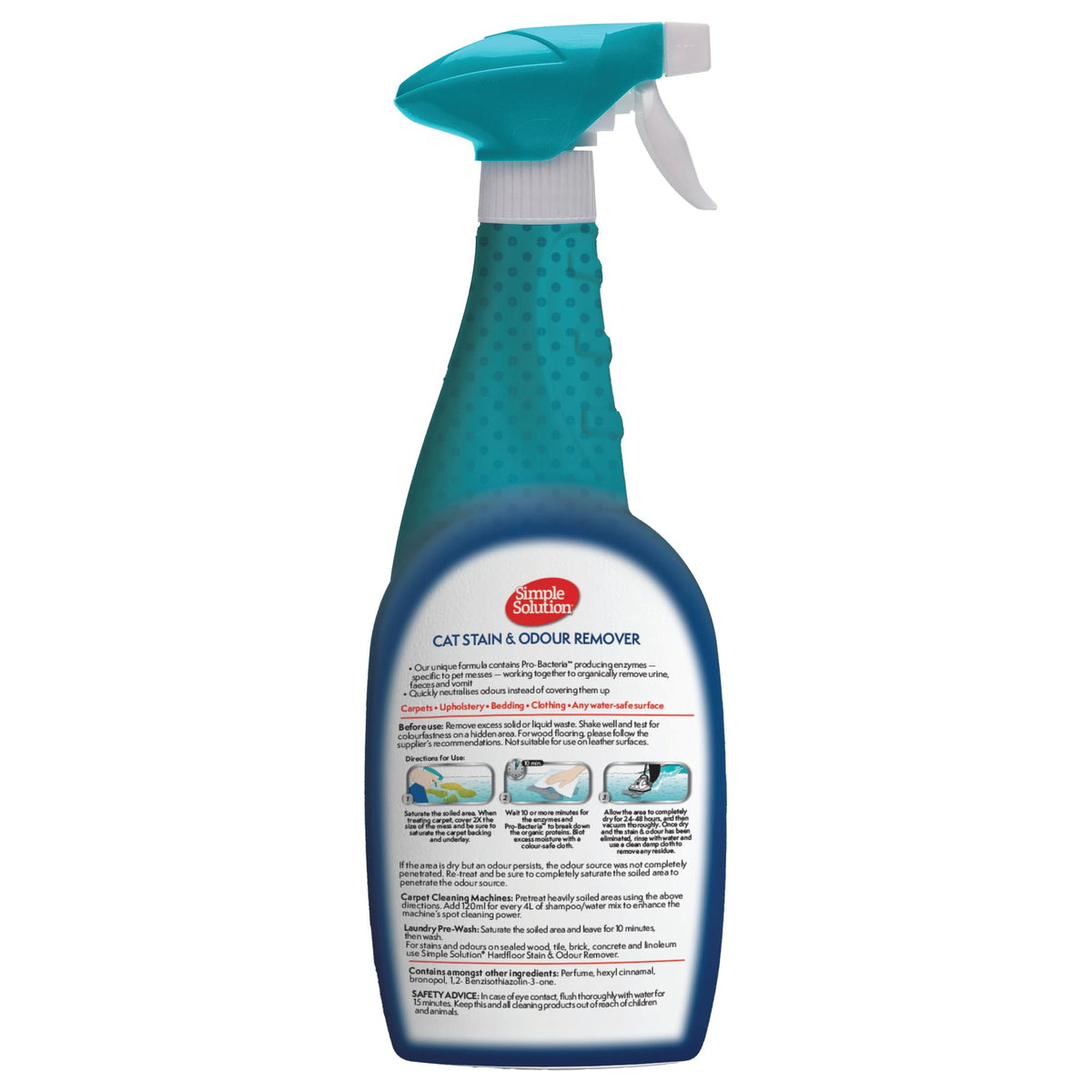 Simple Solution Pet Stain and Odour Remover for Cats 4 litre