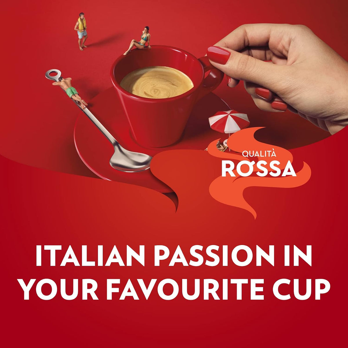 Lavazza, Qualità Rossa Coffee Beans, 1 kg