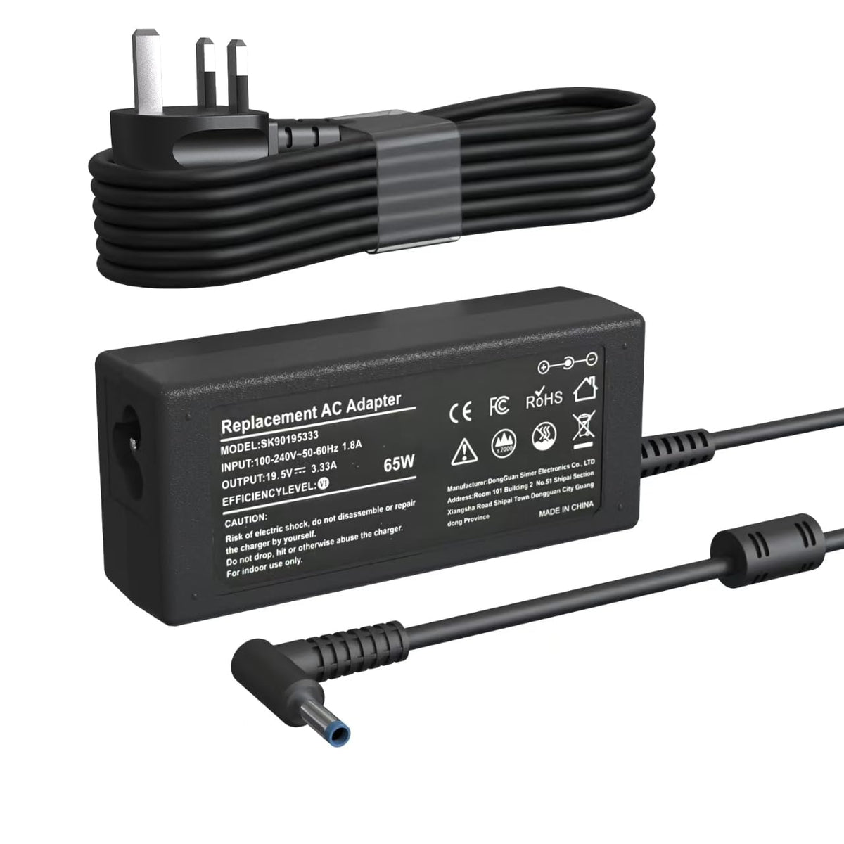 4.5 X 3mm 65W Laptop Charger Compatible with Dell Inspiron 15