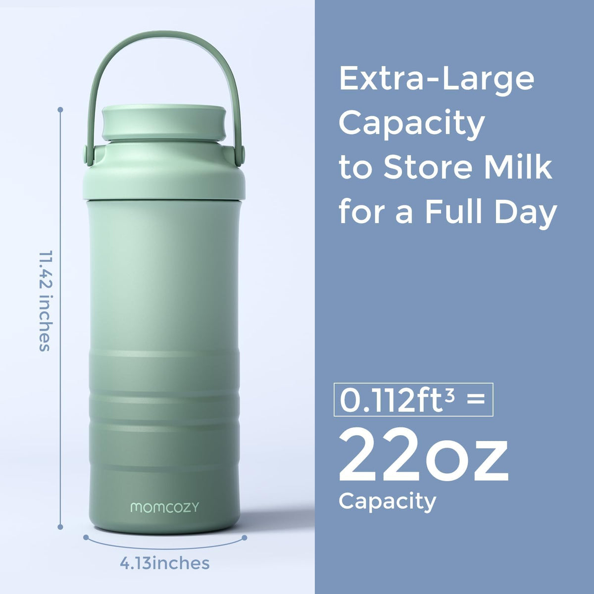 Momcozy Portable Bottle Warmer for Breast Milk & Water, Dual Fast Heating