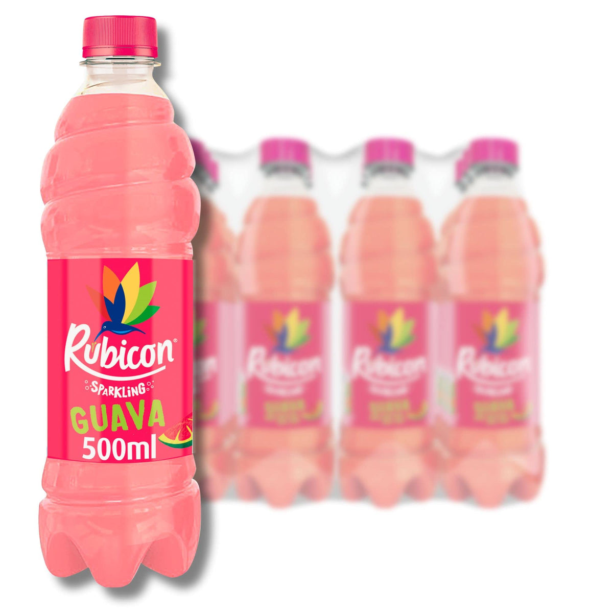 Rubicon Mango Sparkling Fruit Soft Drink, 6 Pack, 330ml Cans