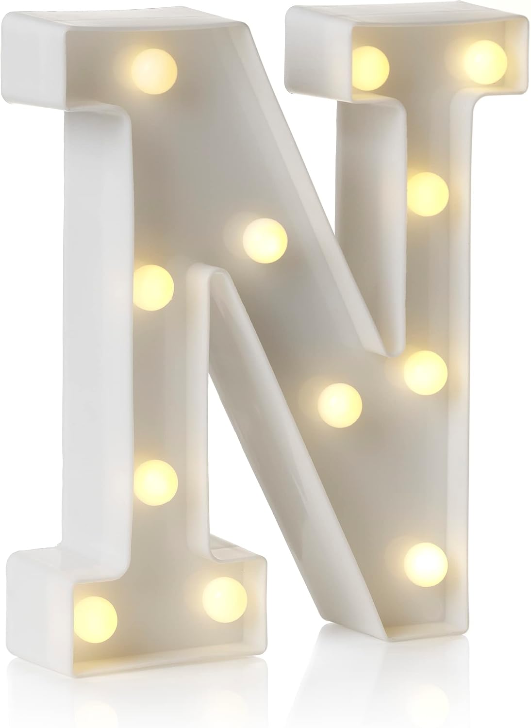 Auraglow LED Light Up Letter C Sign, Battery Powered Party Decoration