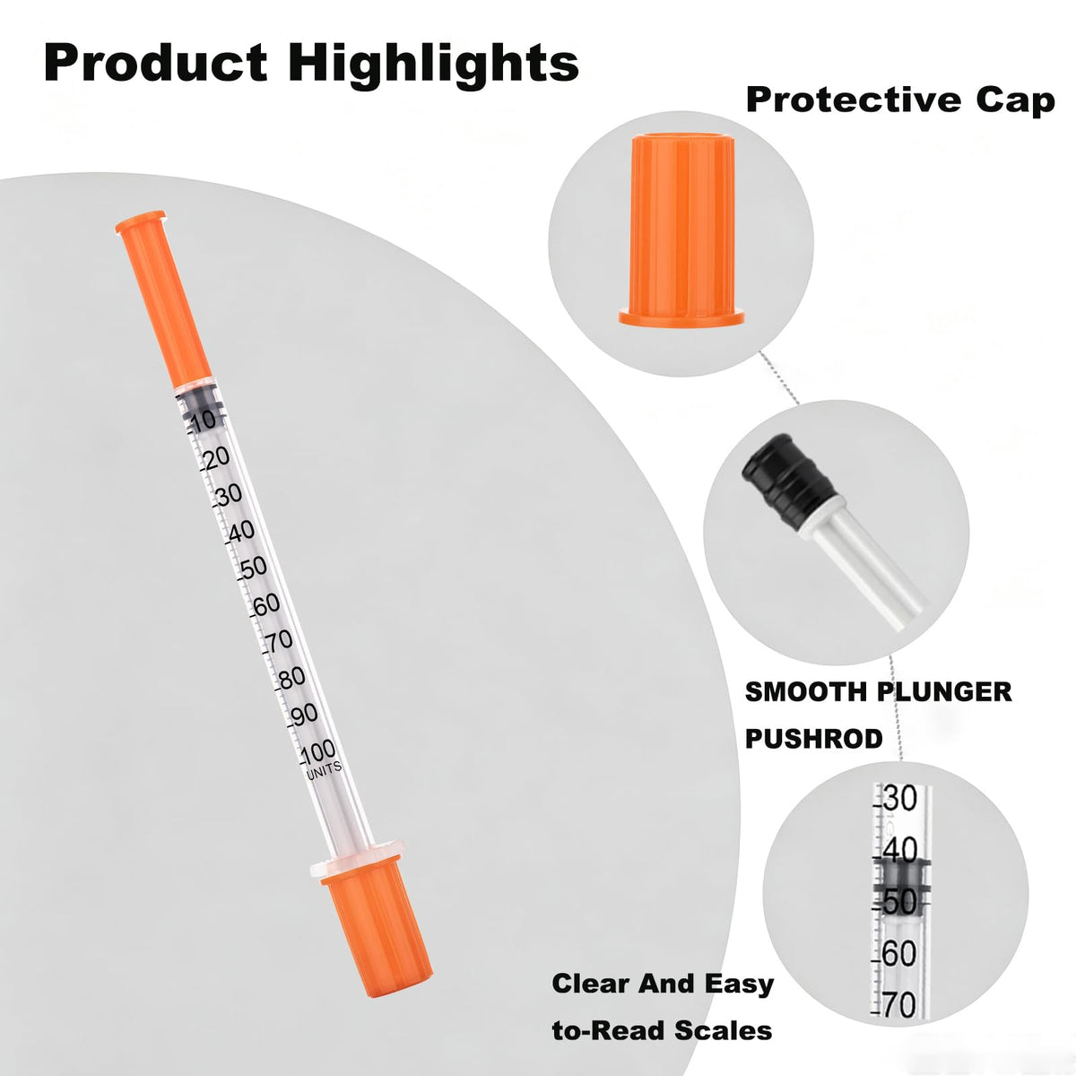 20 Pack 1 mL Precision Plastic Measuring and Dispensing Tools, 29G 8 mm, Individually Packaged, Multipurpose Liquid Transfer and Measurement