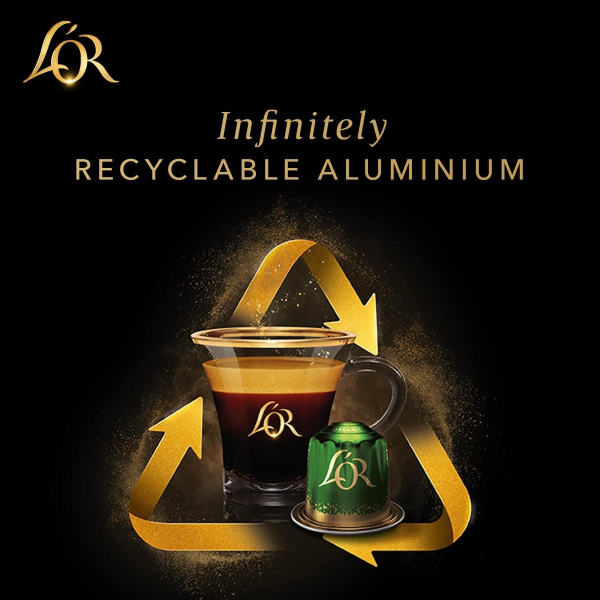 L'OR Espresso Lungo Profondo Coffee Pods x40, Pack of 1, Total 40 Capsules