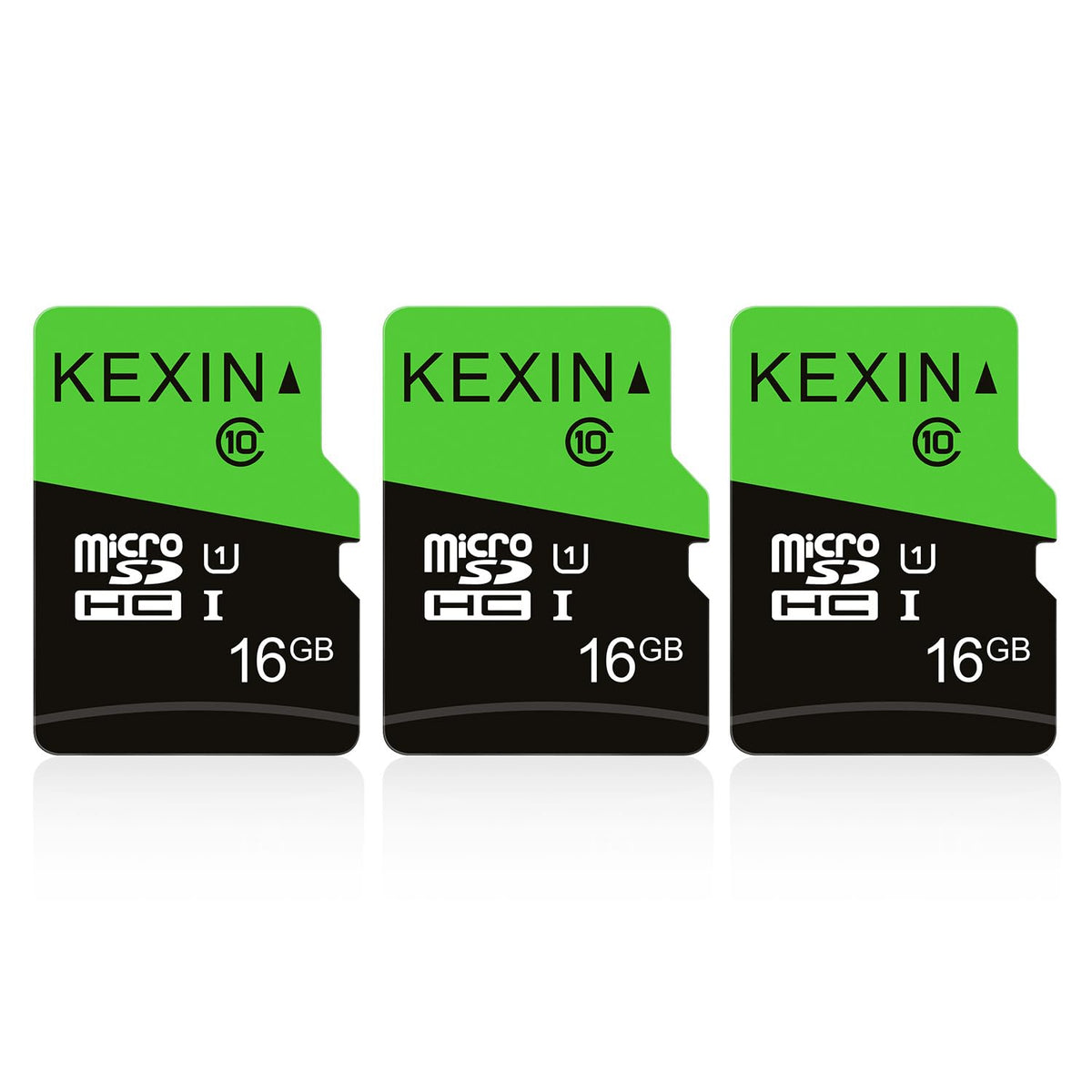 KEXIN Micro SD Card 32GB 3 Pack MicroSDHC Memory Card Class 10 High Speed Card Micro SD 32 GB UHS-I TF Card, C10, U1, SD Adapter Include