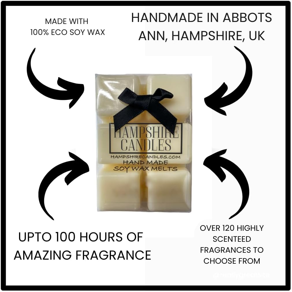 Dark Opium Wax Melt | Highly Scented | 100% Eco Soy Wax, Cruelty & Vegan Free | (Approx. 80g)