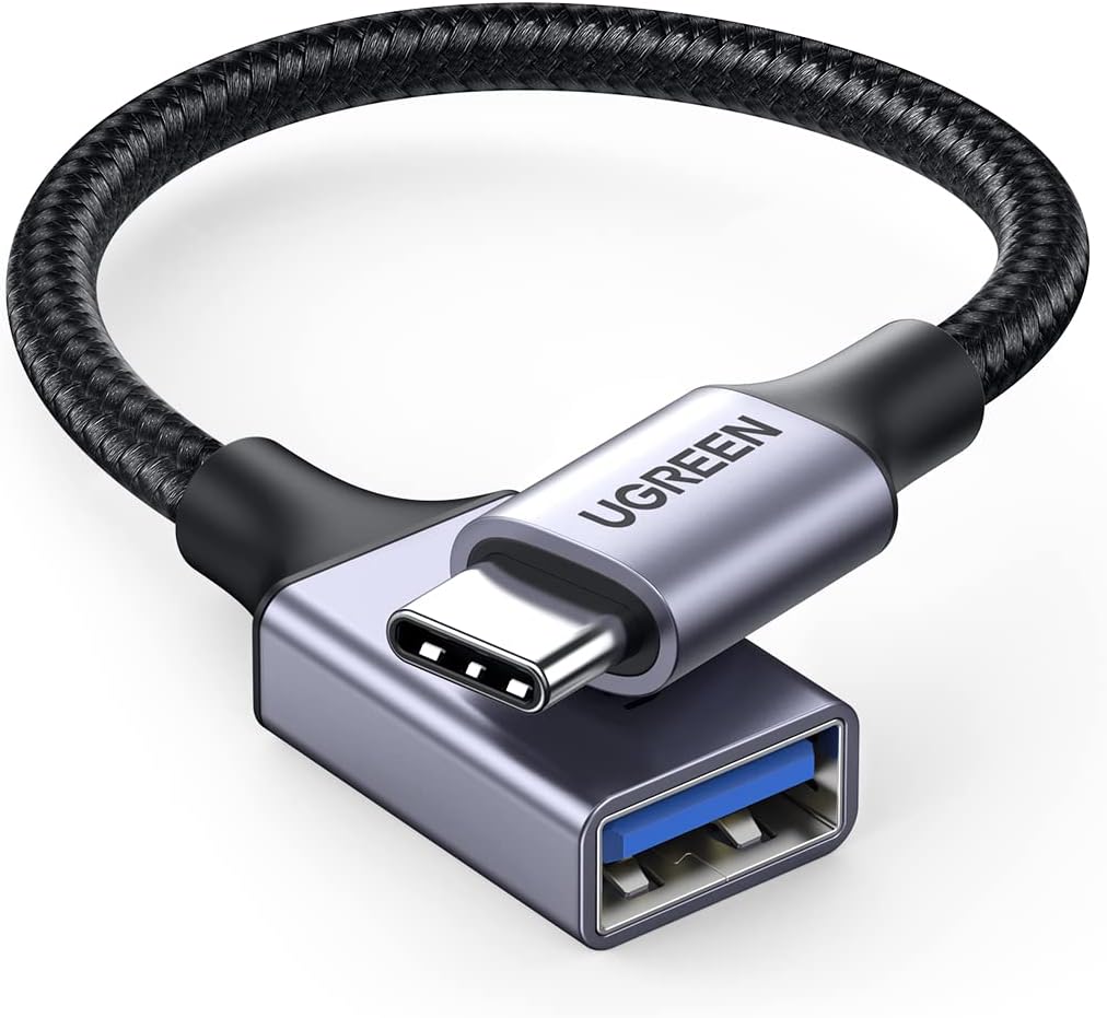 UGREEN 10Gbps USB C to USB Adaptor for iPhone, iPad, MacBook, Galaxy Grey