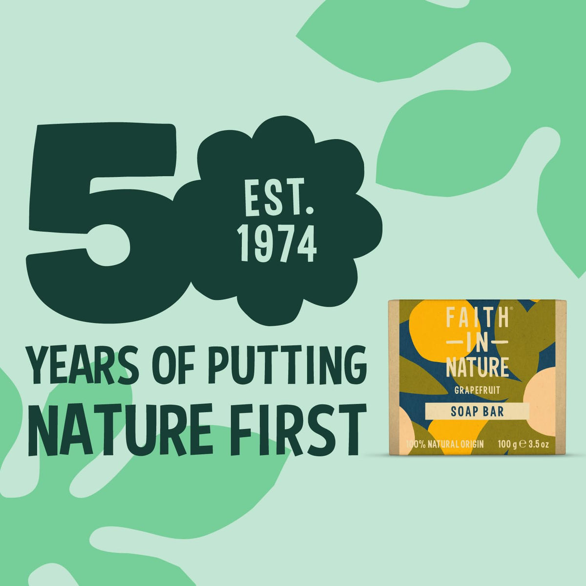 Faith In Nature Natural Coconut Hand Soap Bar, Hydrating, Vegan & Cruelty Free, No SLS or Parabens, 100g