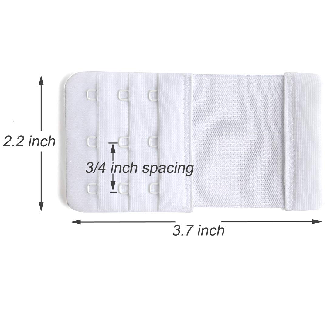 Women's Bra Extender 3 Hook Soft and Comfortable Bra Extension Strap