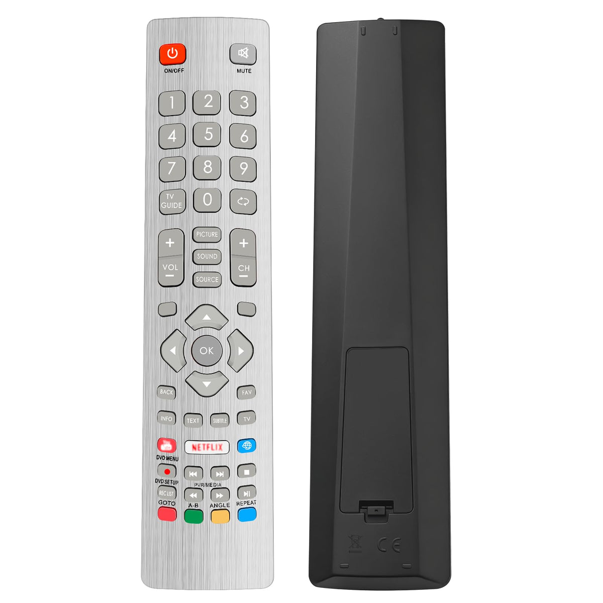 Hisense TV Remote Control, Universal Remote Control Replacement for Hisense VIDAA 4K UHD Smart TV with 12 Shortcut Buttons, No Setup Required