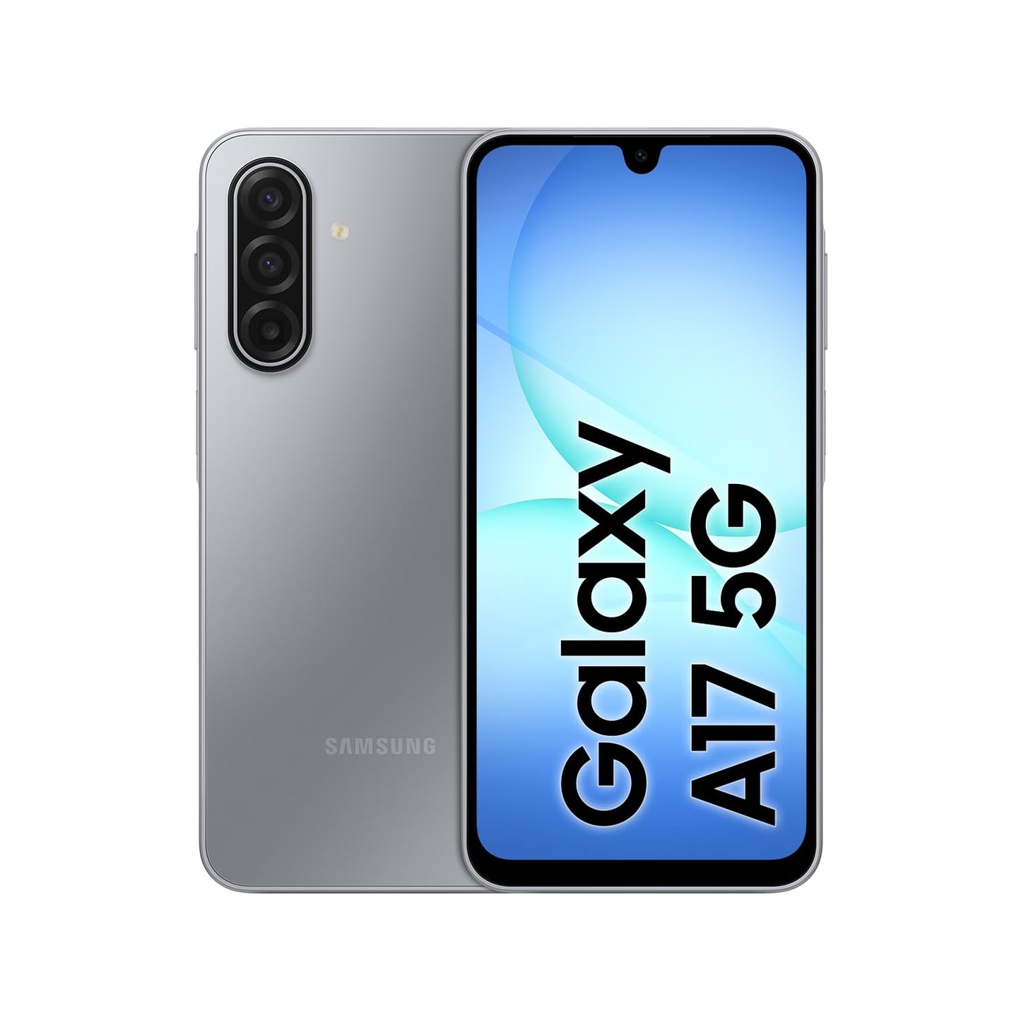 Samsung Galaxy A17 5G, AI Smartphone, Slim 7.5mm Frame, Large Screen, 50MP Camera, 128GB Storage, 4GB Memory, 5000 mAh Battery, Grey, 3 Year Extended Warranty (UK Version)