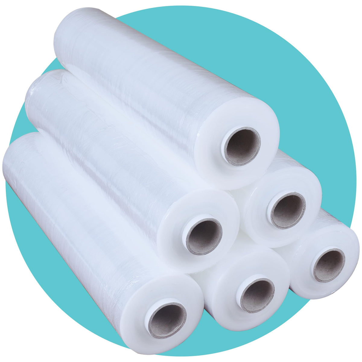 Triplast Pallet Stretch Shrink Wrap Roll (400mm x 250m) - Pick Qty & Colour - Heavy Duty Pallet Wrap, Industrial Stretch Wrap, Packaging Cling Film, Strong Plastic Wrap, Luggage Wrap (Black, 1 Roll)