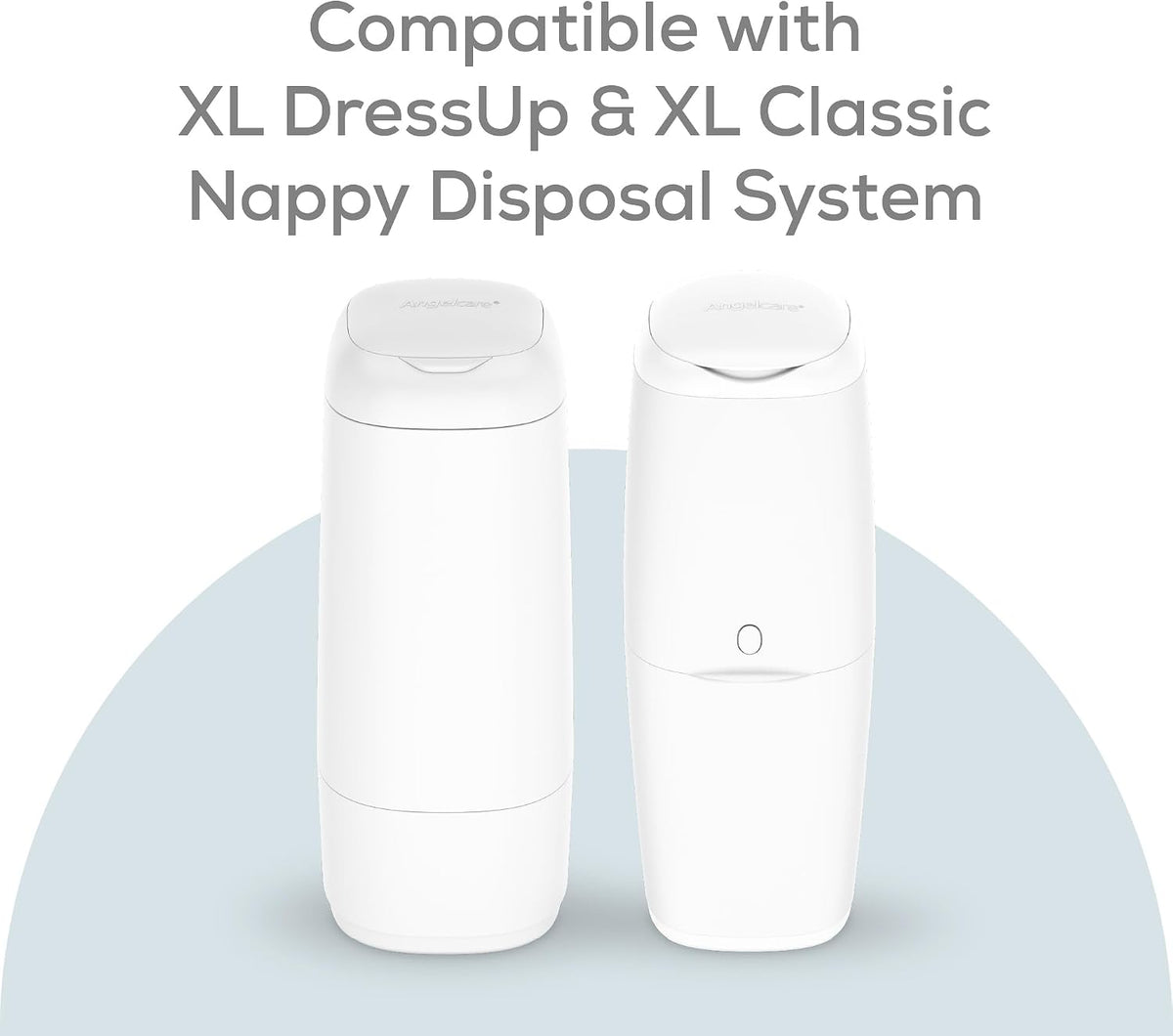 Angelcare Octagonal Refill, 6 Pack, for Classic XL Nappy Bin