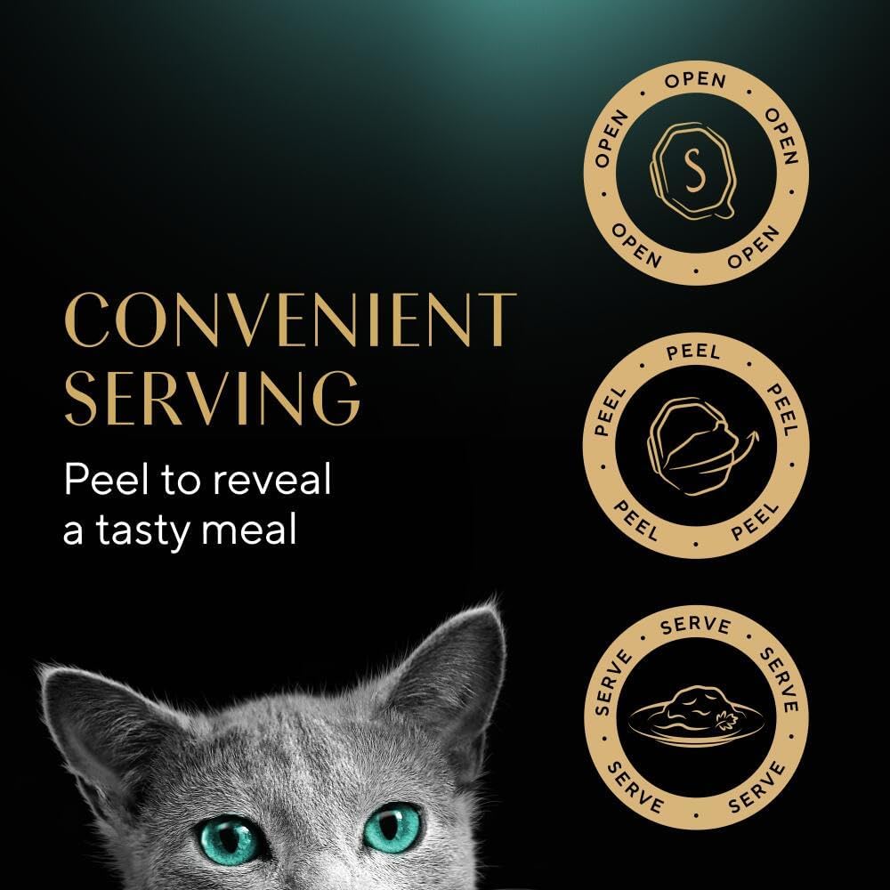 SHEBA Sauce Lover Cat Food Trays Mixed Collection 32 x 85 g
