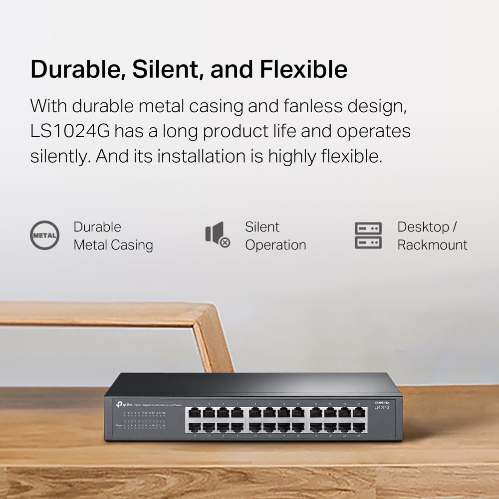 TP-Link EH210 Ethernet Splitter, 1 to 2 Gigabit Network Switch