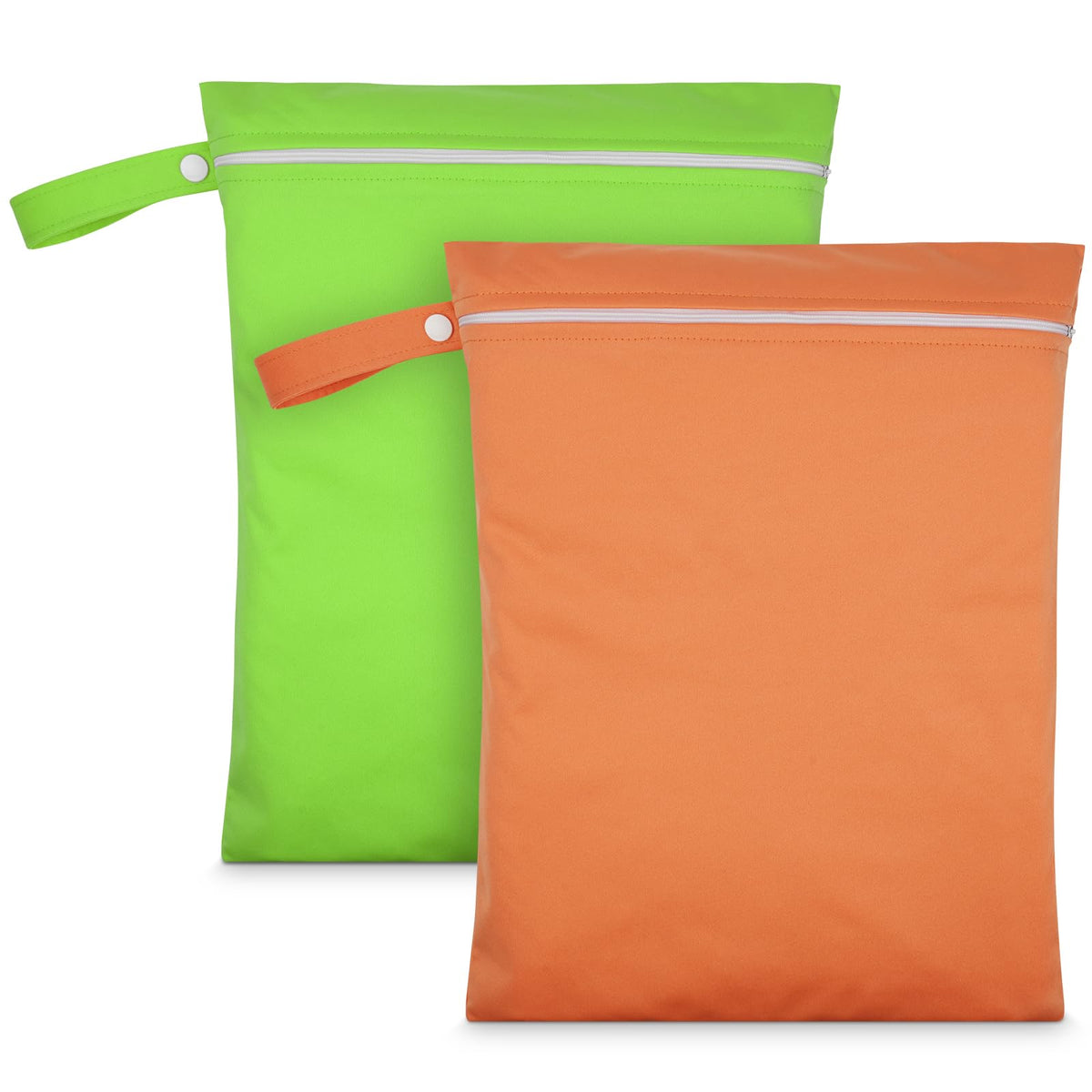 2PCS Wet Bags for Baby Items, Wet Swimsuits, Beach, Camping(Black)
