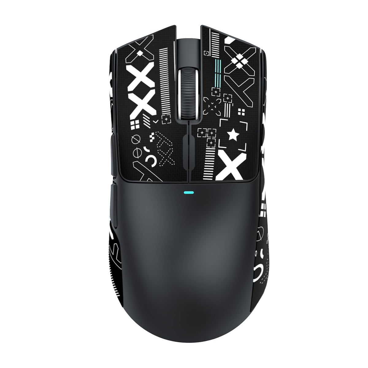 ATTACK SHARK X11 Gaming Mouse with Magnetic Charging Dock, PixArt PAW3311 Gaming Sensor, BT/2.4G Wireless/Wired Gaming Mouse with Mouse Grip Tape, 22000 DPI, Gamer Mice for Win11/Xbox/PS/Mac (Red)