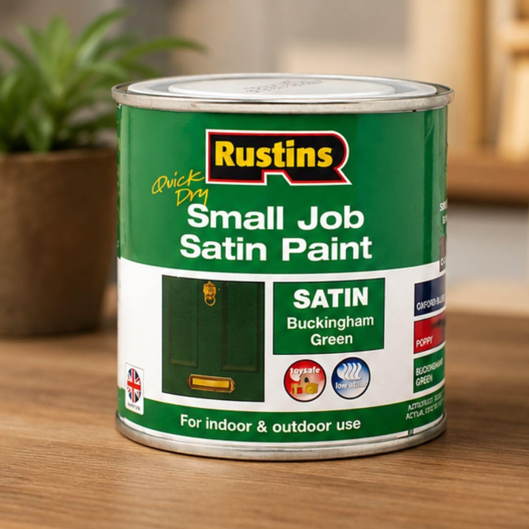 RUSTINS Small Job Satin Paint Chocolate 250ml