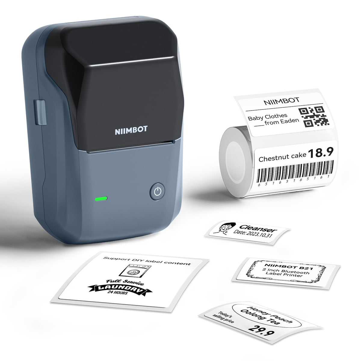 NIIMBOT B1 2-Inch Label Maker, Portable Thermal Printer for Small Business