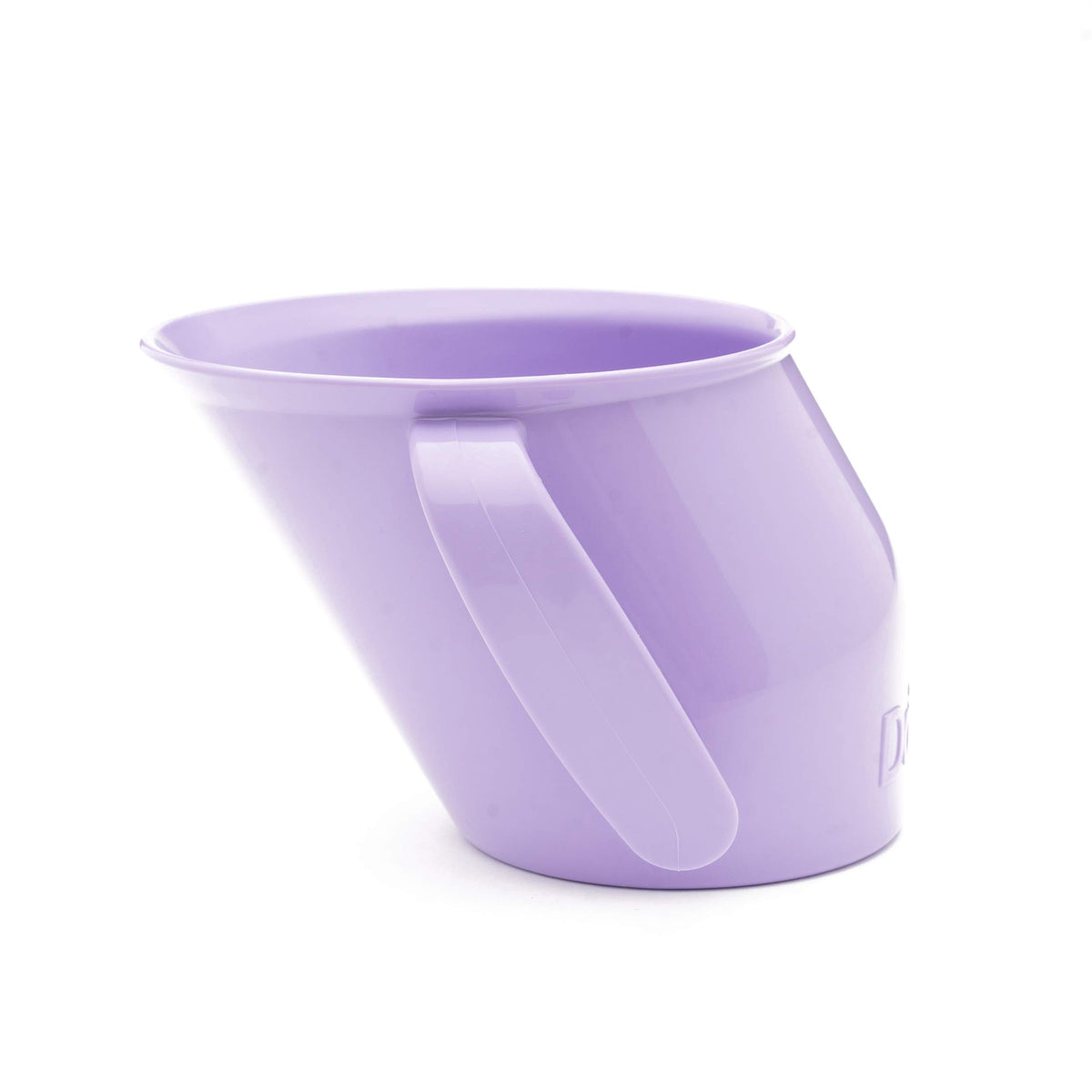 Doidy Cup, Open Cup for Training Baby 6 Months-3 Years, 200ml, Slanted Weaning Cup with Handles for Learning to Drink, BPA Free, 2 Pack (Orange)