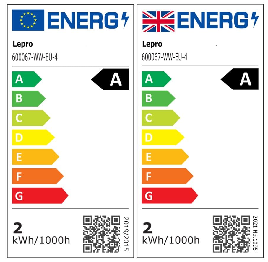 Lepro E14 Golf Ball Bulb A-Rated, Warm White, 2.2W = 40W, 470LM, Pack of 2