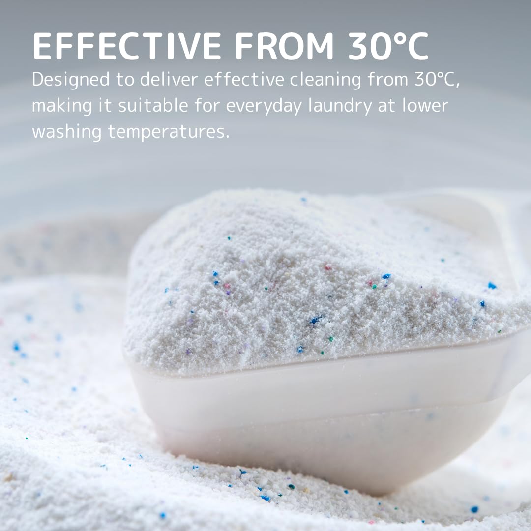 ABENA Washing Powder |5 kg| Jumbo Pack of Non scented Washing Detergent for light coloured clothing, Laundry Powder that's gentle on even the most sensitive skin.
