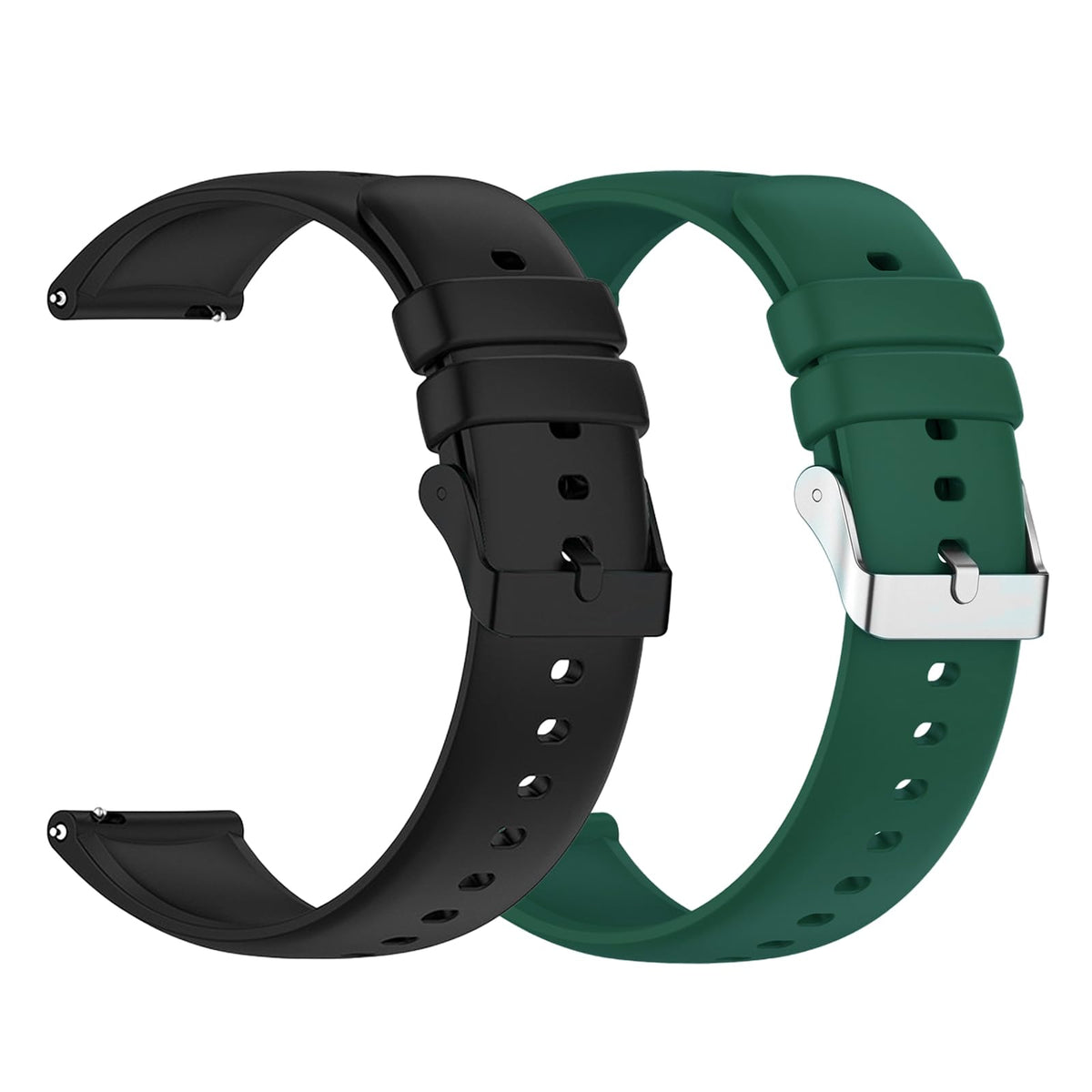 Silicone Strap,Quick Buckle Waterproof Soft Strap,Watch strap