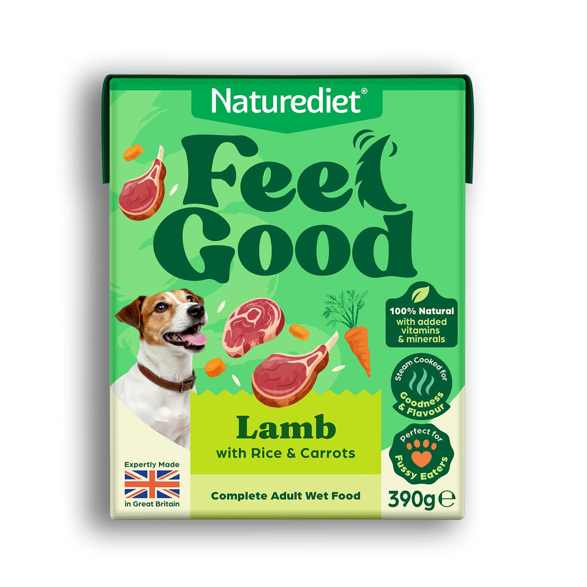 Naturediet Feel Good Wet Dog Food Selection Pack, 390g x 16 Cartons