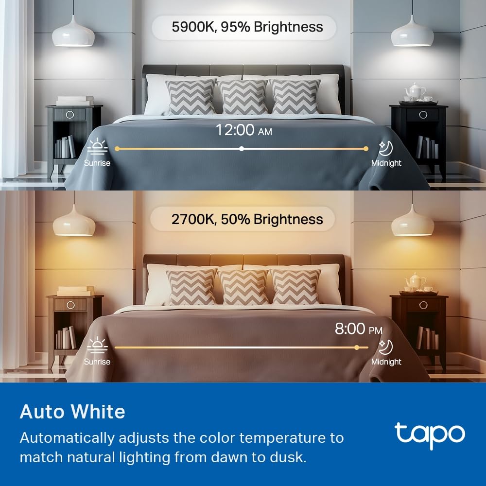 Tapo L530B B22 Smart Bulb Multicolour Dimmable LED Light Bulb